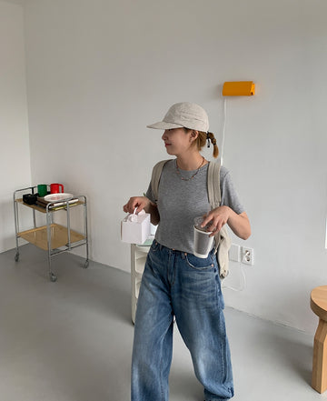 Warmin Basic Color Short Sleeve Tee